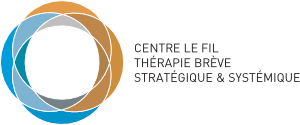 Centre le fil logo couleur